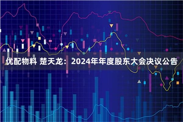 优配物料 楚天龙：2024年年度股东大会决议公告
