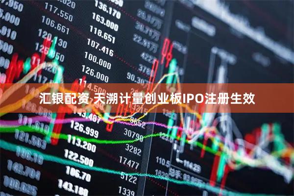 汇银配资 天溯计量创业板IPO注册生效