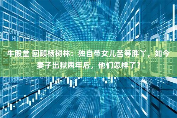 牛股堂 回顾杨树林：独自带女儿苦等胖丫，如今妻子出狱两年后，他们怎样了？